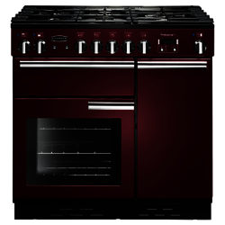 Rangemaster Professional+ 90 Dual Fuel Range Cooker Cranberry